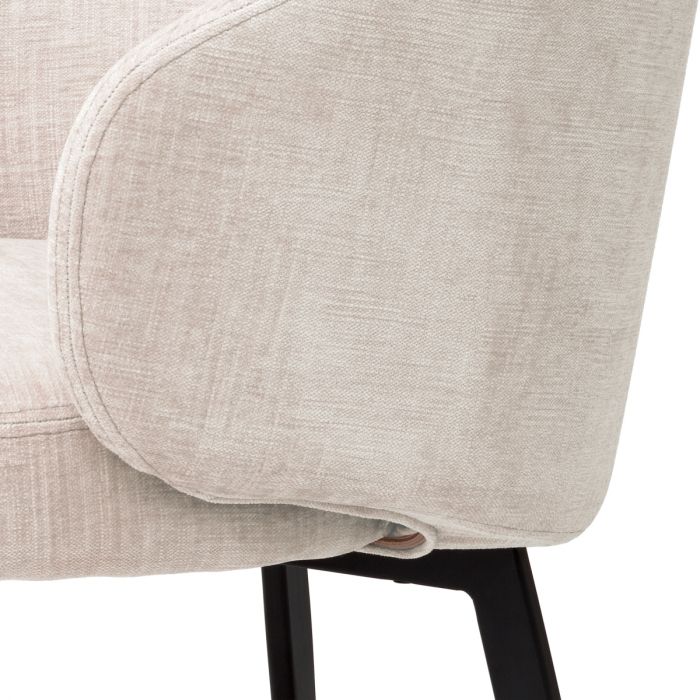 Dining Chair Lloyd with arm sisley beige set of 2