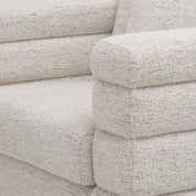 Chair York seashell off-white bronze finish