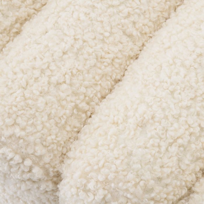 Stool Bente faux shearling
