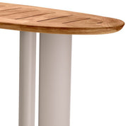 Outdoor Console Table Free Form natural teak
