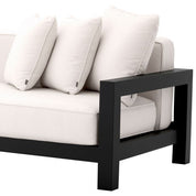 Outdoor Sofa Cap-Antibes black sunbrella canvas