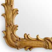Mirror Gavin antique gold finish