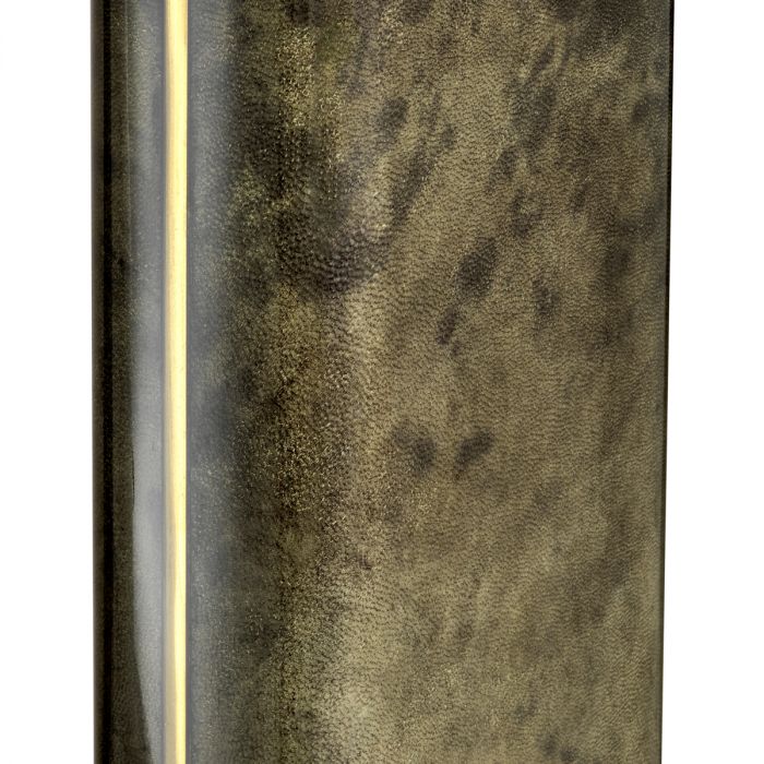 Mesa auxiliar Manuel gris alto brillo