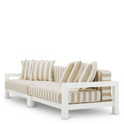 Sofá de exterior Cap-Antibes blanco mate florent beige