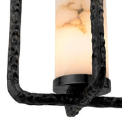 Lámpara de araña San Lorenzo con acabado en bronce.