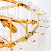 Chandelier Riveria gold finish