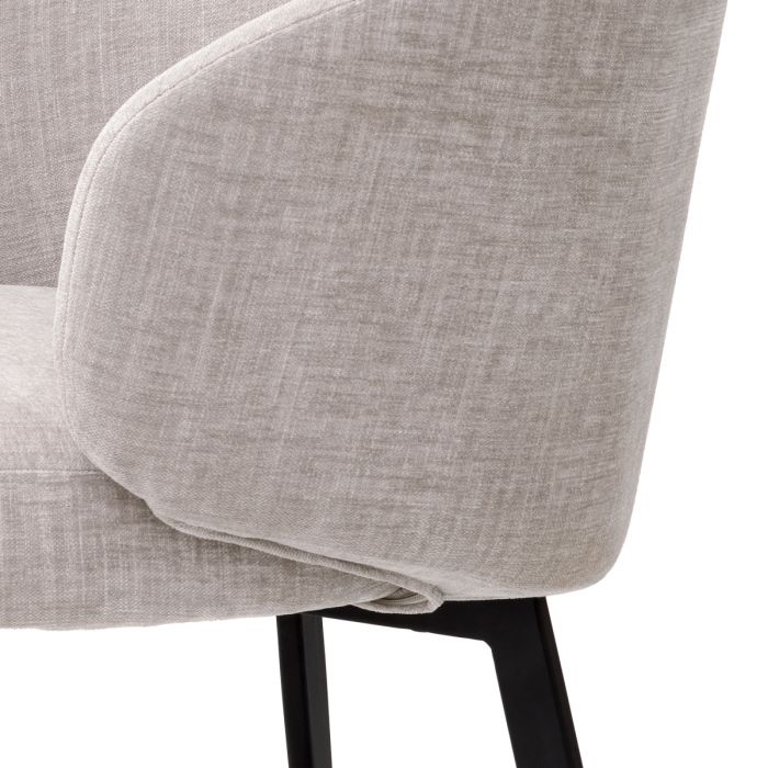 Dining Chair Lloyd with arm sisley grey set of 2