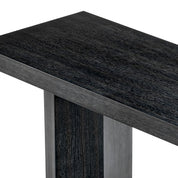 Console Table Tiburon charcoal grey oak veneer