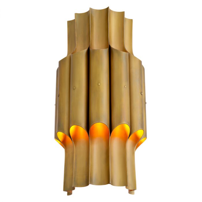 Wall Lamp Quintara vintage brass finish