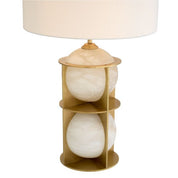 Table Lamp Eternity antique brass finish incl shade