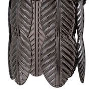 Lámpara de araña Sahure S acabado latón cepillado