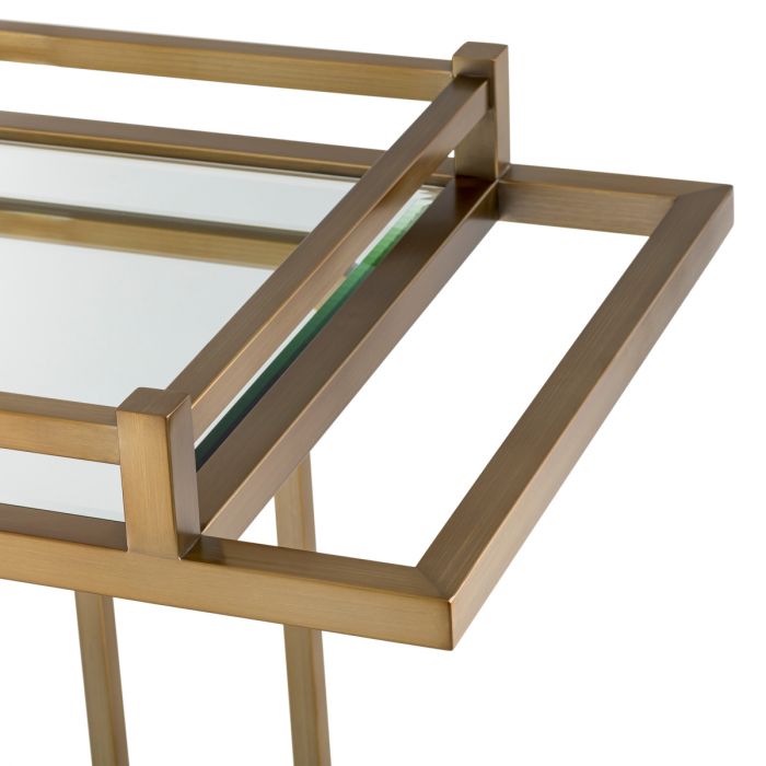 Trolley Beverly Hills brushed brass finish