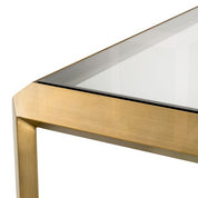 Side Table Callum brushed brass finish