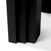 Side Table Metropolitan black open grain veneer