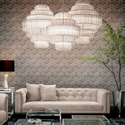 Chandelier Vittoria S nickel finish