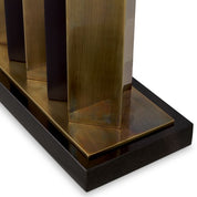 Table Lamp Belize vintage brass finish incl shade