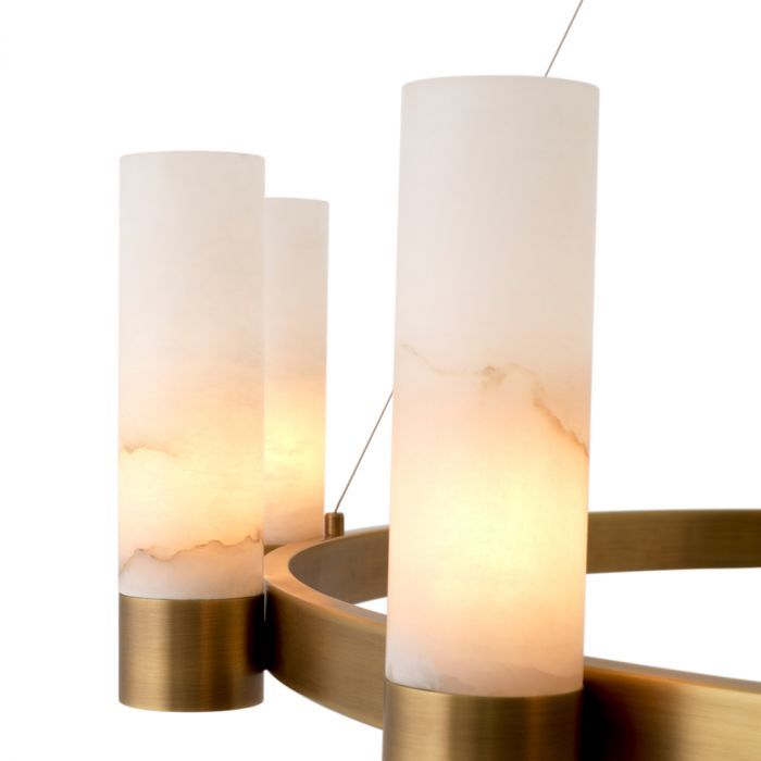 Chandelier Castro antique brass finish