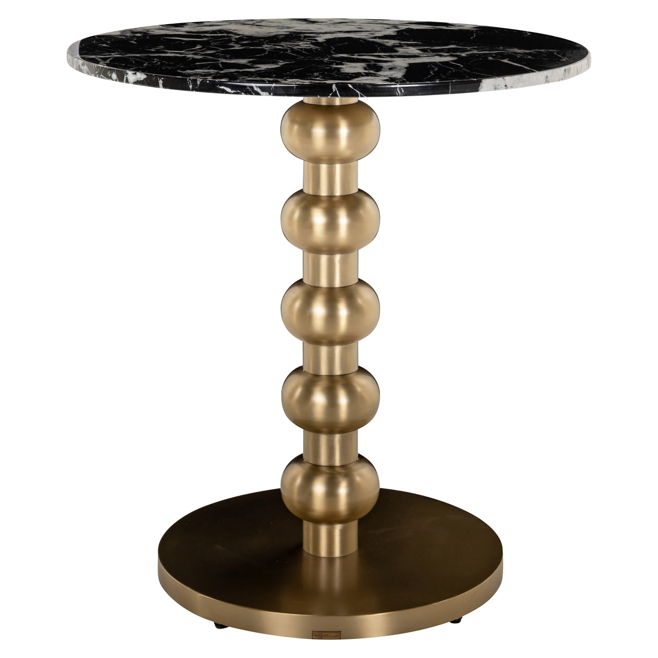Bistro table Witlox black/gold 75Ø