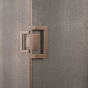 Storage cabinet Bloomville brass shagreen