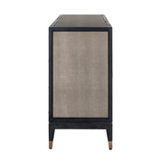 Sideboard Bloomville brass shagreen 4-doors