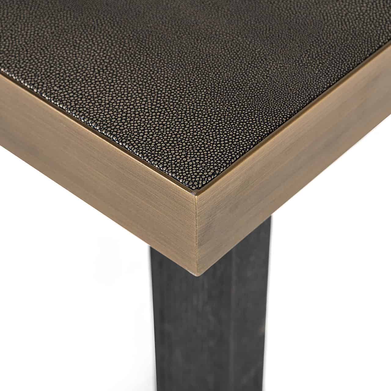 Mesa de comedor Bloomville 200 con cristal (marrón)