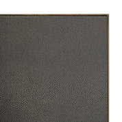 Dining table Bloomville brass shagreen incl. glass top 230