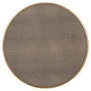 End table Bloomville brass shagreen incl. glass (Set of 2)