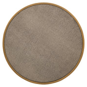 End table Bloomville brass shagreen incl. glass (Set of 2)