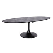 Dining table Blax black oval 250