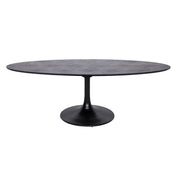 Dining table Blax black oval 250