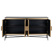Sideboard Ironville gold 4-doors