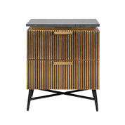 Nightstand Ironville gold