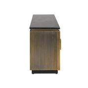 TV cabinet Ironville gold 4-doors