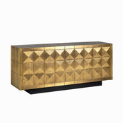 Sideboard Collada brushed gold 3-doors