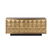 Sideboard Collada brushed gold 3-doors