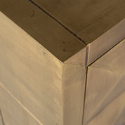 Sideboard Collada brushed gold 3-doors