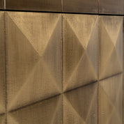 Sideboard Collada brushed gold 3-doors