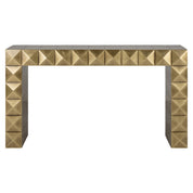 Console Collada brushed gold