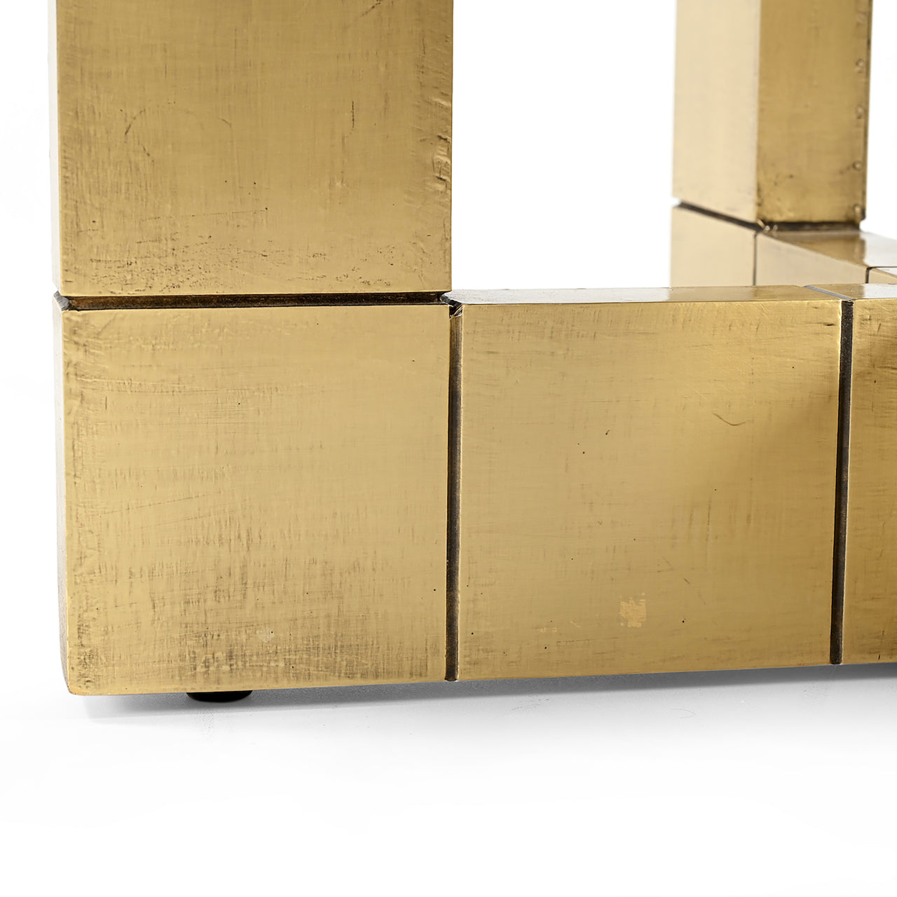 Dining table Collada black/gold 130Ø
