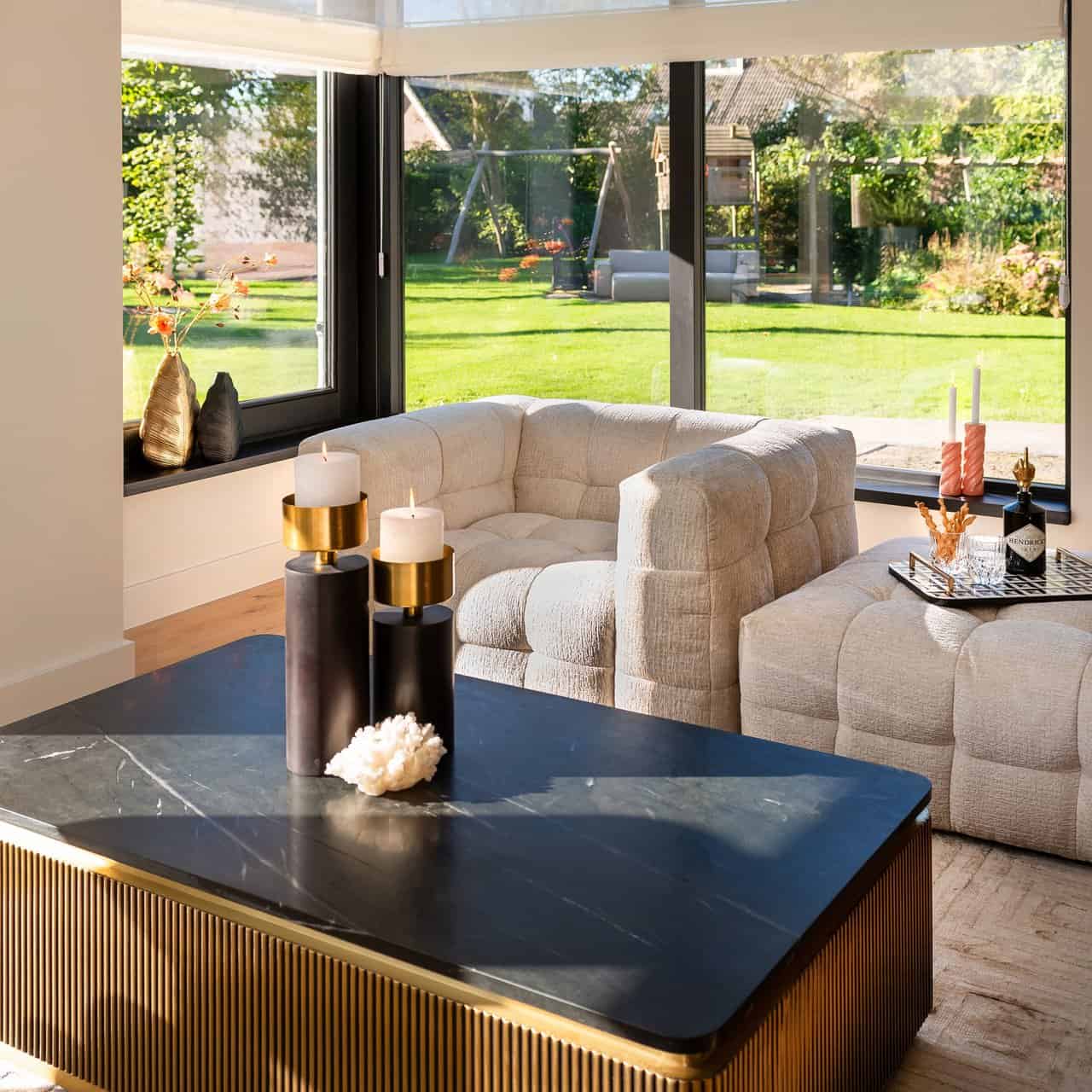Mesa de centro Ironville (Oro)
