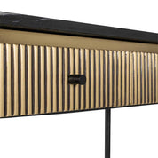 Console Ironville 2-drawers (Gold)