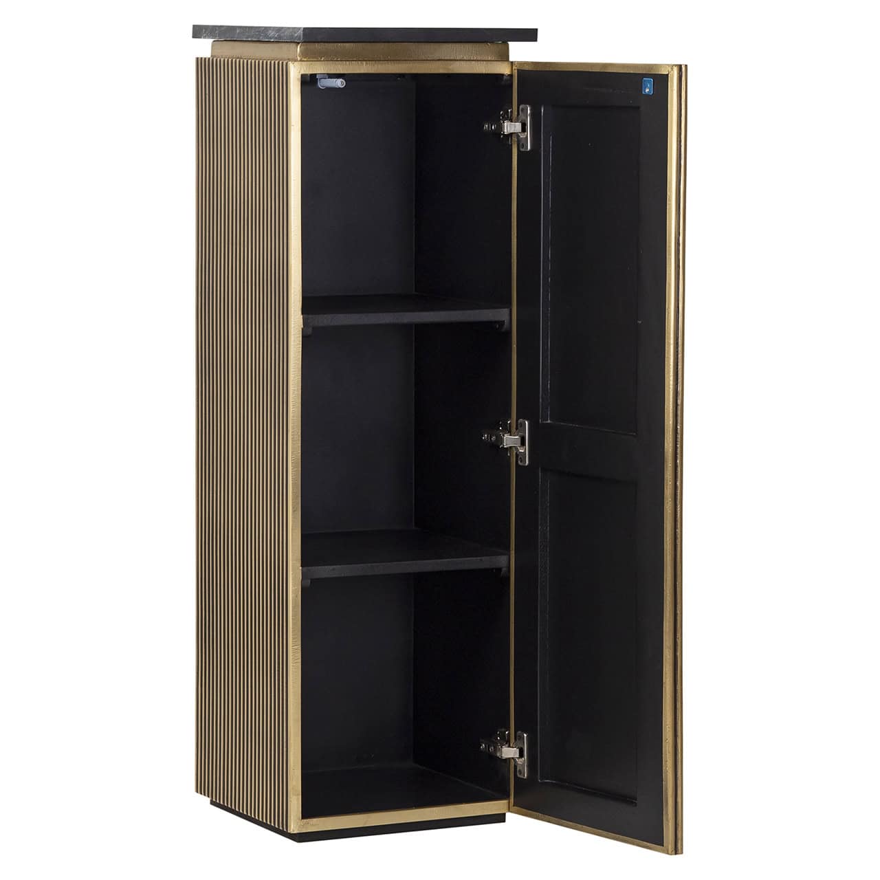 Columna Ironville 1 puerta (Negro/dorado)