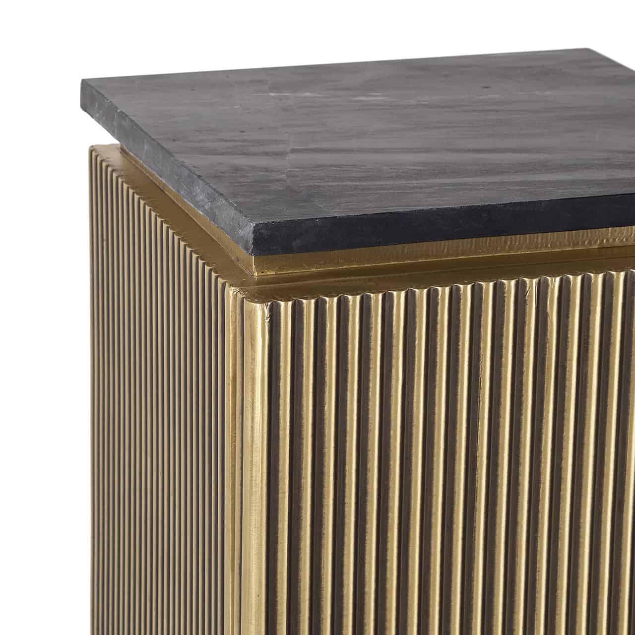 Columna Ironville 1 puerta (Negro/dorado)