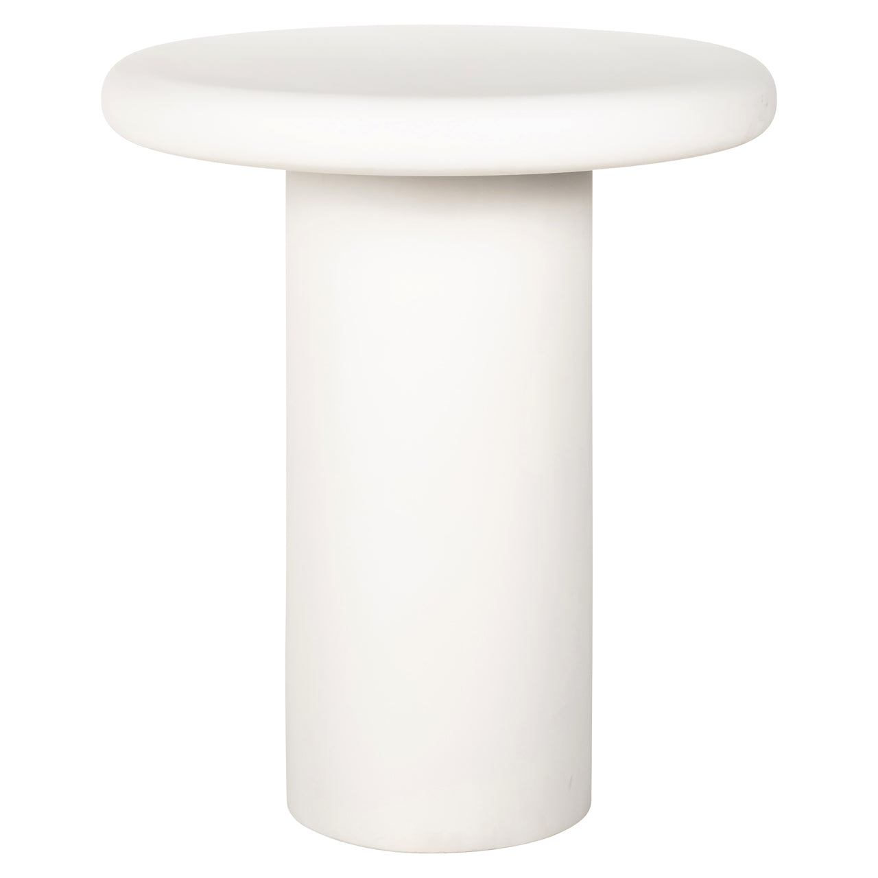 End table Bloomstone white
