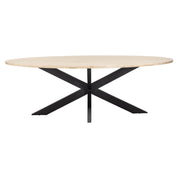 Dining table Avalon bronze oval 230