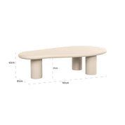 Mesa de centro Clayton (Beige)