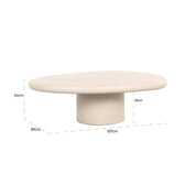 Mesa de centro Clayton (Beige)