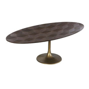 Dining table Luxor diamond oval 230 (Brown)