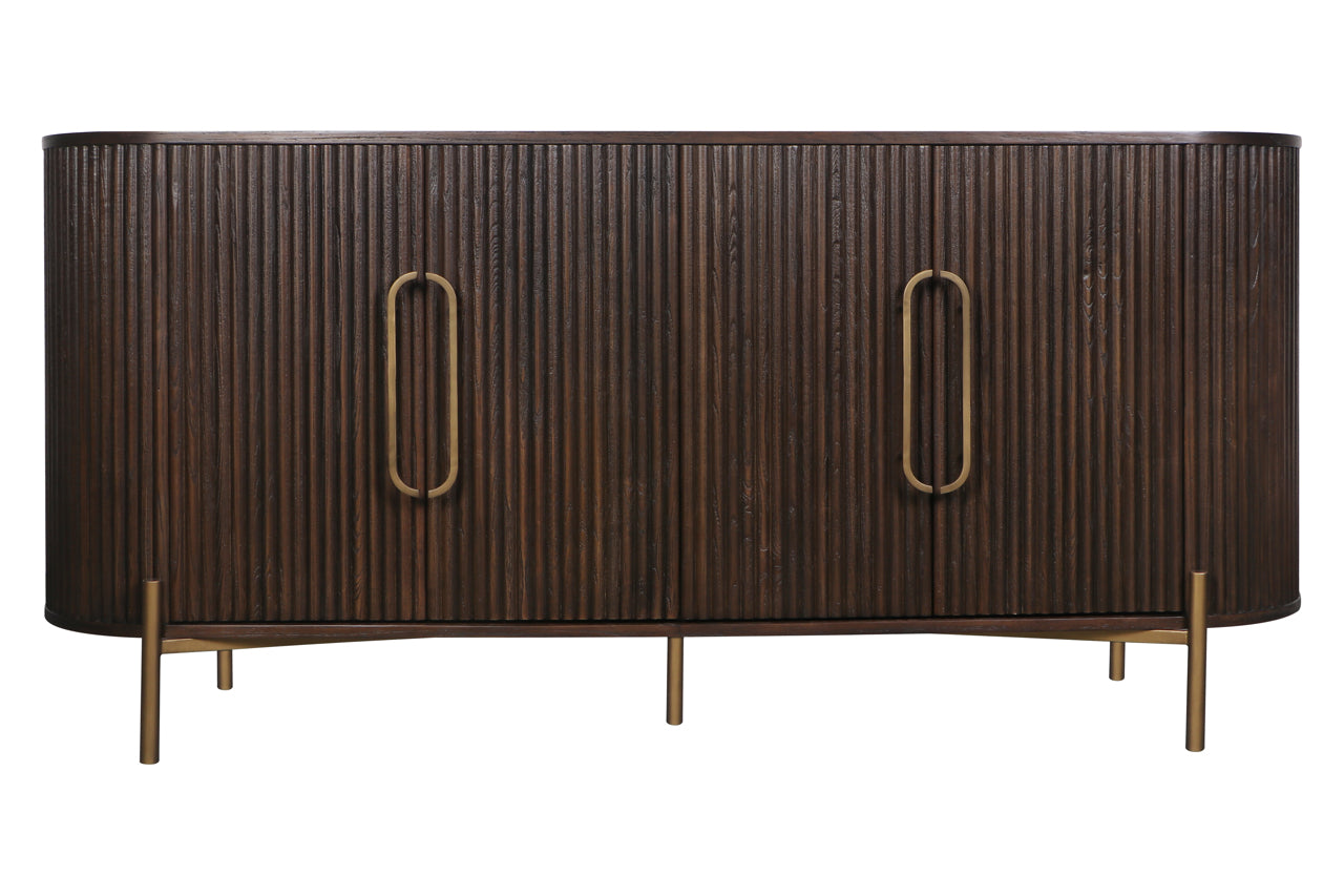 Sideboard Luxor brown 4-doors