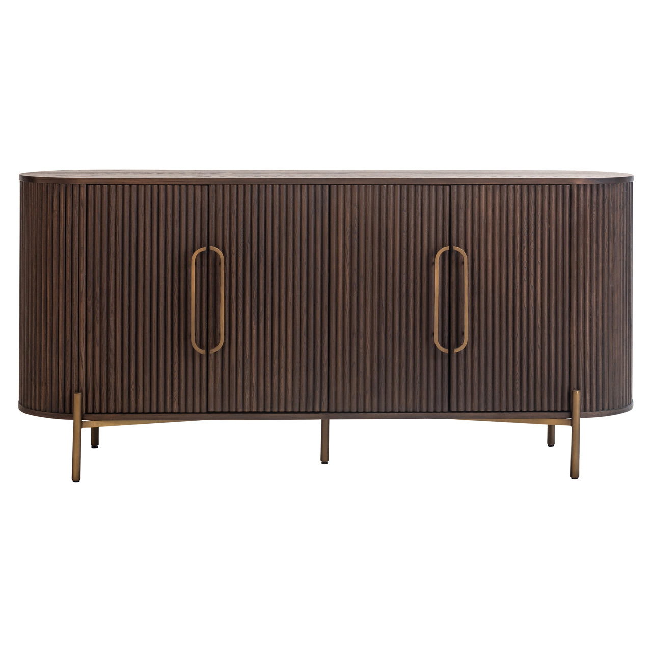 Sideboard Luxor brown 4-doors